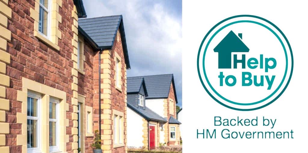 Help to Buy home and logo